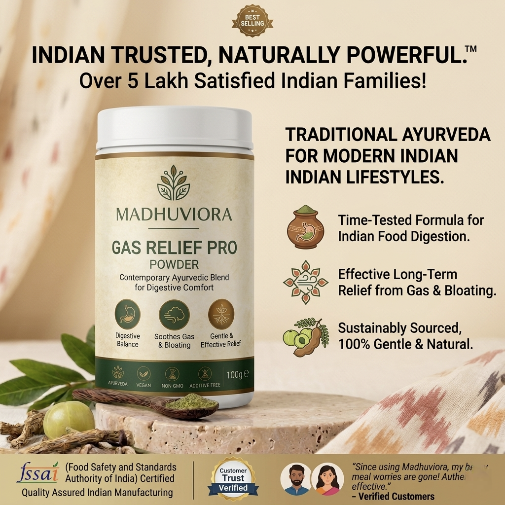MADHUVIORA ® GAS RELIEF PRO POWDER 60 DAYS CHALLENGE