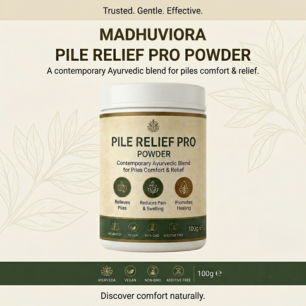 MADHUVIORA® PILES RELIEF POWDER-30 DAYS CHALLENGE