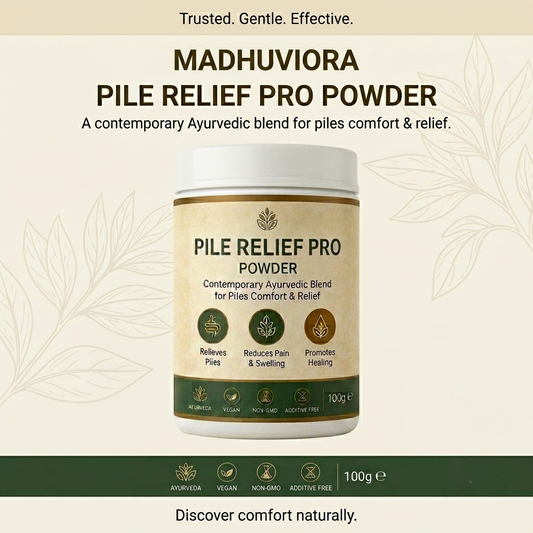 MADHUVIORA® PILES RELIEF POWDER-30 DAYS CHALLENGE