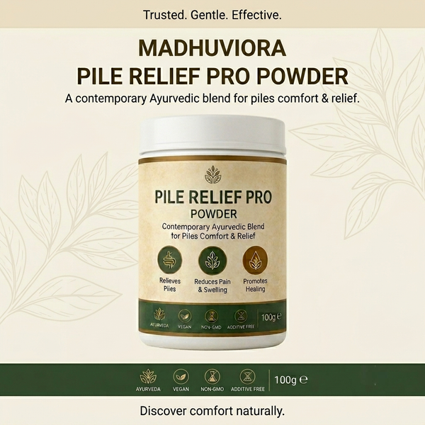 MADHUVIORA® PILES RELIEF POWDER-30 DAYS CHALLENGE